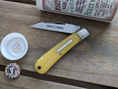 GEC Great Eastern Cutlery #47 Northfield Viper 470123 hueso amarillo liso Foto 1 de 4