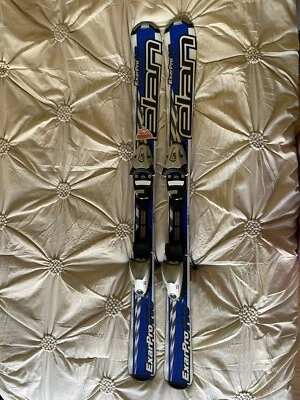 ESQUÍS JUNIOR ELAN Exarpro 110 Azul FIJACIONES AJUSTABLES Exar Pro Niños Descenso Foto 1 de 4