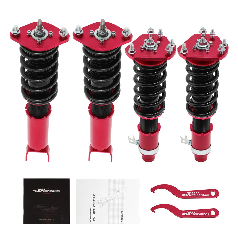 Coilovers for Honda Prelude 1992-2000 Adjustable Height Coil Spring Suspension - image 1 of 4