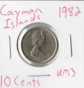 Moneda Islas Caimán 10 centavos 1982 KM3 - Imagen 1 de 2