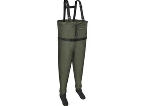 NEW Allen Fox River Stockingfoot Chest Waders XXL Mens Shoe Size 12-14 Green 2XL - Picture 1 of 1