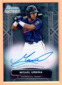 Bowman Sterling Misael Urbina Prospect 2022 automático #PA-MU Twins SP - Imagen 1 de 2