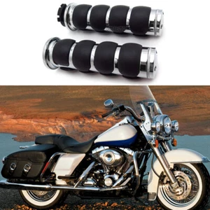 For Harley Street Glide Road King Softail Motorcycle 1" Handle Bar Hand Grips - Picture 1 of 11