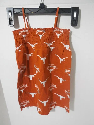 New Youth Girls Texas Longhorns Dress Sz 3T Pullover Sara Lynn Togs NCAA Orange - Image 1 of 2