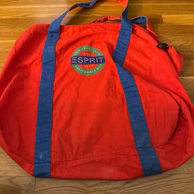 Bolso de Mano Vintage Años 90 Espirit Algodón Foto 1 de 2