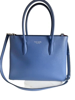 Kate Spade Eva Medium Zip Tote Satchel, Blue New, $409 - Image 1 of 4