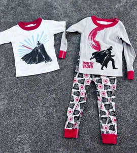 Hanna Anderson Star Wars Pajamas Set, Long Sleeve, Size 90 US 3 Two Shirts - Picture 1 of 12