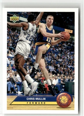 1992-93 UPPER DECK MCDONALD'S #P14 CHRIS MULLIN GOLDEN STATE WARRIORS - Image 1 of 2