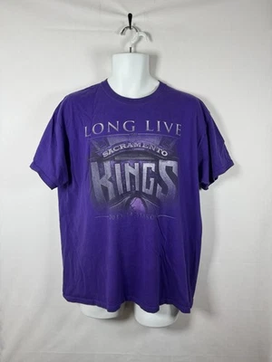 Camiseta Sacramento Kings NBA Baloncesto Temporada 2013-14 Larga Vida Equipo Camiseta Hombres XL Foto 1 de 3