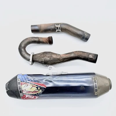2016 Kawasaki KX450F - FMF 4.1 RCT Titanium Exhaust Muffler Pipe System KX450 - Image 1 of 4