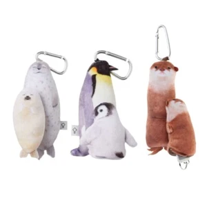 Plush Key Chain Pendant Seal/Penguins/Otters Key Rings for Phone Jewelry - Picture 1 of 19