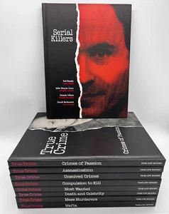 9 Time-Life True Crime Hardcover Book Collection Mass Murderers Death Celebrity - Picture 1 of 17