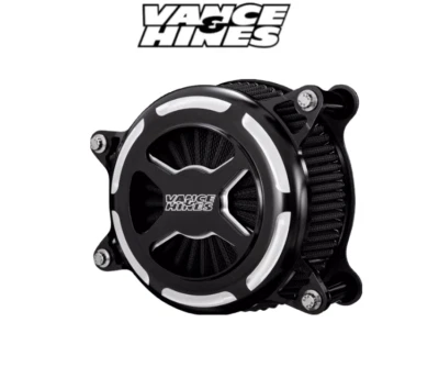 Entrada de aire Vance & Hines VO2 X negro contraste para Harley Davidson 2008-2016 Foto 1 de 4