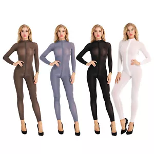 Tuta Calze Bodystocking Lingerie Adulte Donna - Foto 1 di 33