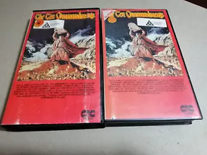 THE TEN COMMANDMENTS (1957) - RARE 80s Collectible CIC First VHS Issue - CLASSIC - Picture 1 of 4