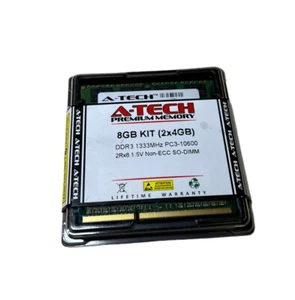 New 8GB (2x4gb) Kit 1333 MHz Memory RAM Pc3-10600 - Picture 1 of 2