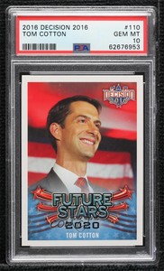 2016 Decision 2016 Future Stars 2020 Tom Cotton #110 PSA 10 GEM MT 0r8h