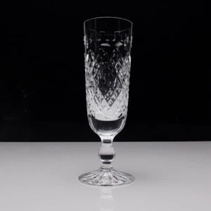 Royal Brierley Henley Cut Champagne Flute Glass 7/8" 17.5 cm Tall 1st Quality - Picture 1 of 2
