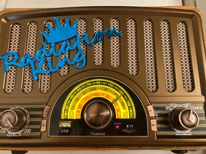 Fallout Radiation King Nuka Cola Moth Man Tabletop radio real working fan art - Picture 1 of 5