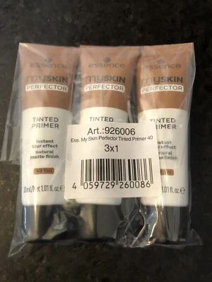 Lot of 3 Essence My Skin Perfector Tinted Primer Matte Finish 1 Oz 40 tan - Image 1 of 4