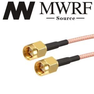 6" RG316 SMA męski na męski SMA RF pigtail koncentryczny kabel zworkowy; magazyn w USA - Zdjęcie 1 z 1
