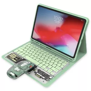 Bluetooth-compatible Wireless Keyboard Transparent Backlit Keyboard for IOS - Picture 1 of 17