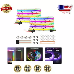 Impressive 32.8FT Chasing RGB LED Strip with WS2811 IC – Dreamy Lighting Effects - Picture 1 of 10