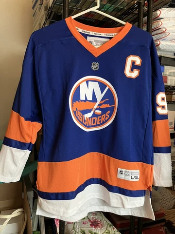 Men's XL Reebok NHL New York NY Islanders #91 John Tavares Hockey Jersey Cover