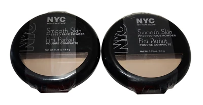 2x NYC City Proof Smooth Skin Pressed Face Powder 704A Warm Beige New Sealed - Image 1 of 2