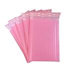 25 Pack Small Poly Bubble Lined Mailers Padded 5X7 Inches Pink Shipping Envel...