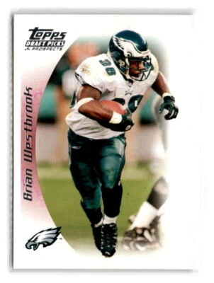 2005-Topps Draft Picks & Prospects-#53-Brian Westbrook-Philadelphia Eagles - Image 1 of 2