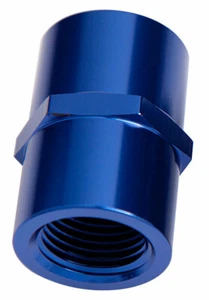 Aeroflow Female Coupler 1" NPT Blue Female To Female AF910-16 - Picture 1 of 1