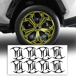 Fits Toyota Rav4 19-23 Wheel Rim Chrome Delete Decal Blackout Vinyl Trim - Picture 1 of 5