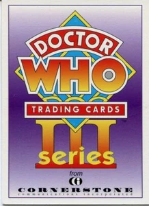 Cornerstone Doctor Who Series 3 Promo Card C1 - Picture 1 of 1