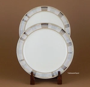 Denby TRÜFFELSCHICHTEN, Set/s von zwei 8" Brot & Butter Tellern, NEUWERTIG & FAST NEUWERTIG! - Bild 1 von 2