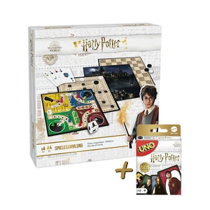 Harry Potter - Spielesammlung + UNO Kartenspiel Bundle Spielepaket Spielebundle - Bild 1 von 4