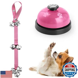 KIKISML Dog Doorbells (2 Pack), Puppy Door Bell Pet Training Bell for Ring Go - Picture 1 of 5