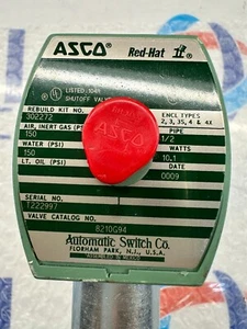 ASCO Red-Hat II 8210G94 Brass 2-Way Solenoid Valve - Picture 1 of 5