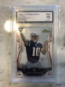 2014 Finest Jimmy Garoppolo #116 Rookie Graded PGA GEM 10 - Picture 1 of 2
