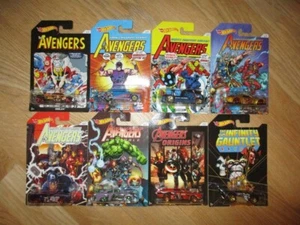 Hot Wheels | The Avengers | Komplettes Set - 8 Stück | Mattel | Neu & OVP - Bild 1 von 1