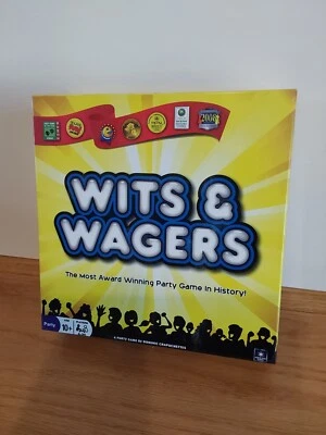 Raro Nuevo 2009 Wit & Wagers Party Juego de Mesa Edición Deluxe Foto 1 de 4