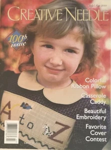 Creative Needle Back Issue Magazine July August 2001 100th Issue Smocking - Picture 1 of 10