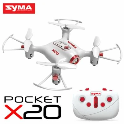Syma X20 Pocket Drone RC Quadcopter Altitude Hold Headless 2.4G Flip Helicopter - Image 1 of 3