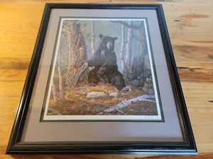 Terry Doughty signiert und nummeriert 233/600 Kunstdruck ~ HOLZRAHMEN 25 Zoll x 21 Zoll - Bild 1 von 9