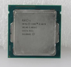 4Th Gen Intel Core i5 4670 LGA 1150 CPU Processor Haswell Quad-Core 3.4 GHz 6MB - Picture 1 of 2