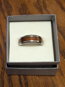 Neu Herren Metall Meister Hochzeit/Verlobungsband Titan Größe 10,5 8 mm bequeme Passform - Bild 1 von 3