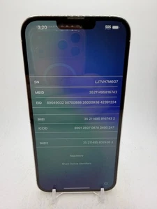 Apple iPhone 13 Pro Max - Silver - 128GB - as-is for salvage/parts/disassembly - Picture 1 of 7