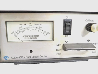Antena antiga Alliance controle rotador azimute rádio AM HD-73-1 - Imagem 1 de 3