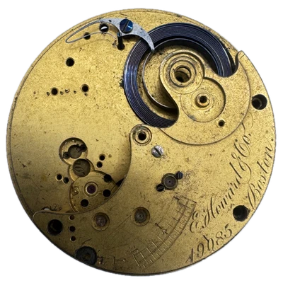 Antiguo Reloj Bolsillo N 1868 E. Howard Co 17 Joyas Movimiento 69 Sin Ajustar EE. UU. Foto 1 de 3