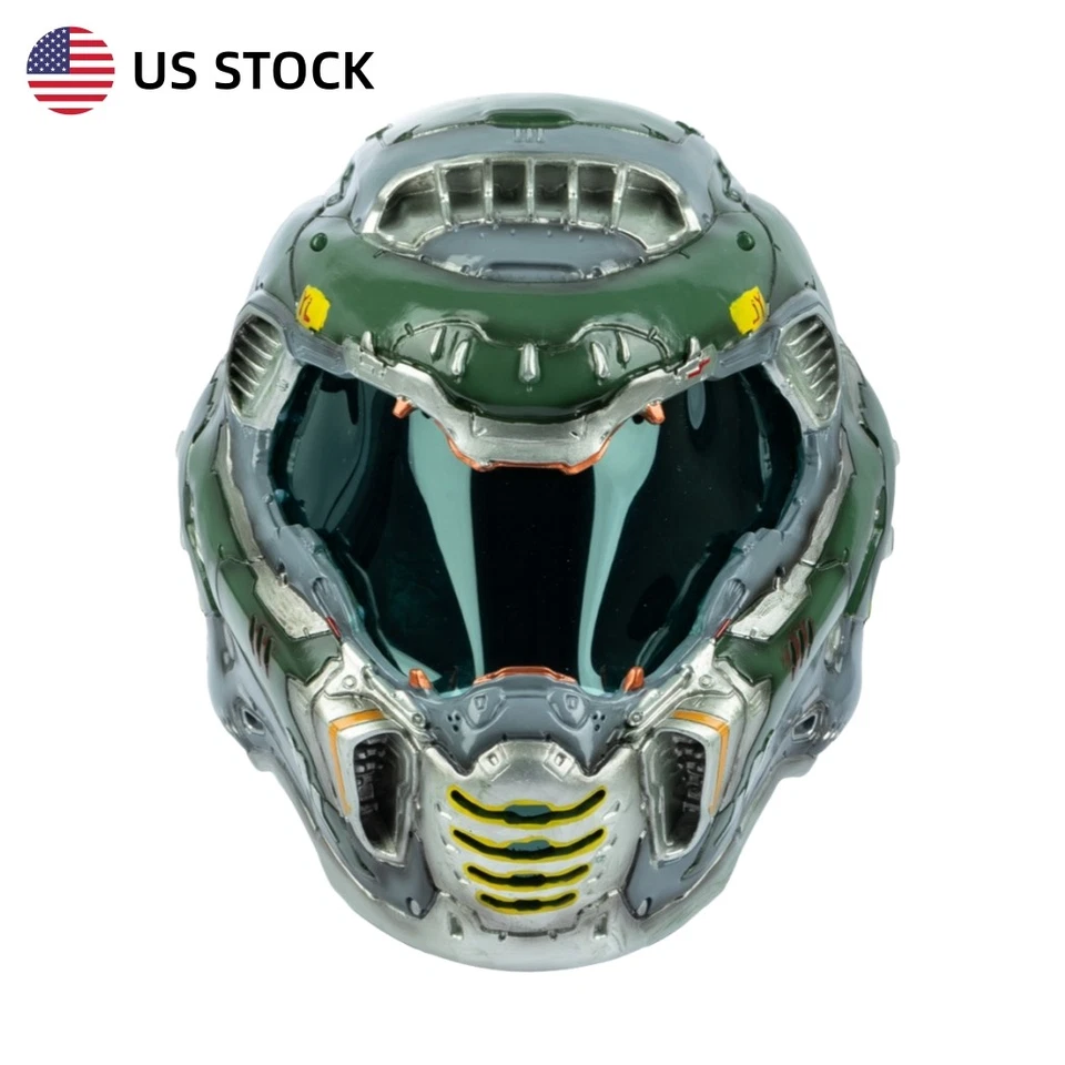 DOOM Eternal Helmet Resin 1:1 Replica Adult Halloween Cosplay Prop Mask US STOCK - Image 1 of 4